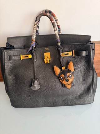 Hermes Birkin 40 Negro Herrajes Dorados
