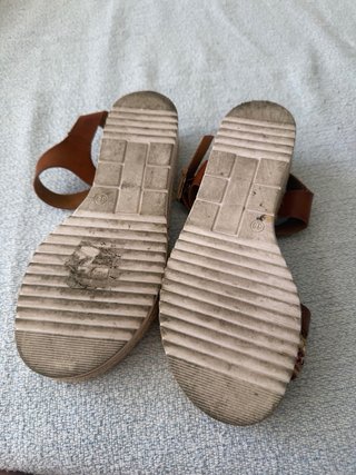 Sandalias de cuña estilo boho/étnico, talla 36