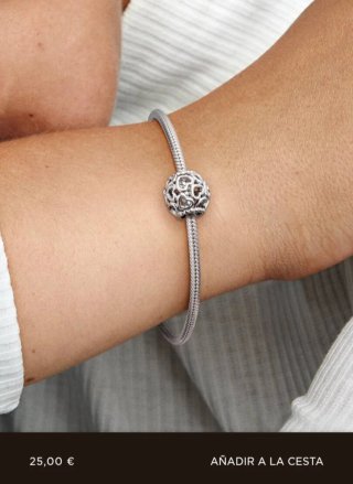 Pandora Charm Corazón Plata