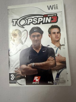 Top Spin 3 Wii 2K Sports