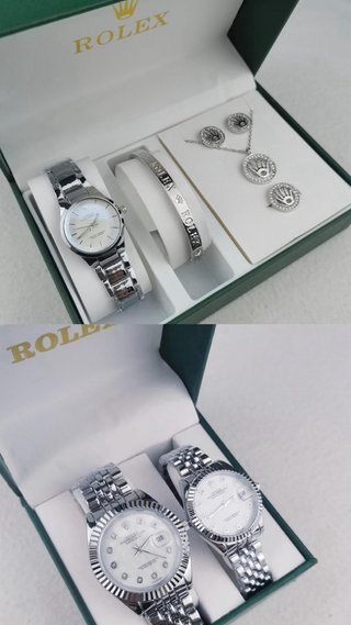 Set Michael Kors Reloj, Pulsera, Collar y Anillo
