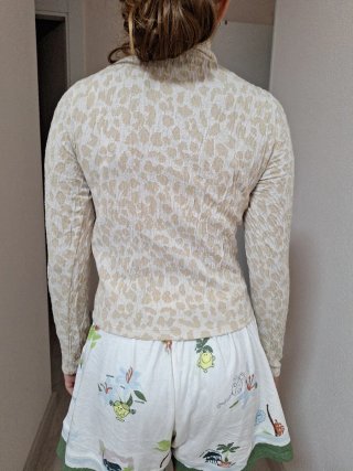Suéter animal print mujer entretiempo,Zara talla S