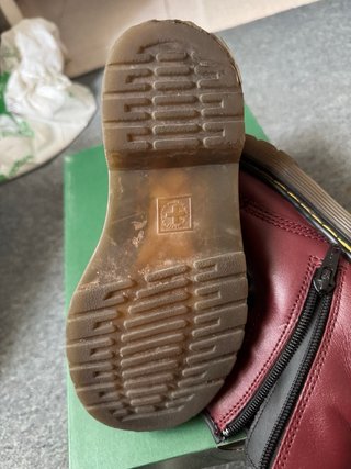 Botas Dr. Martens 1460 Niños Rojas