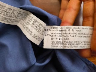 Camisa azul Studio Zara Man talla L