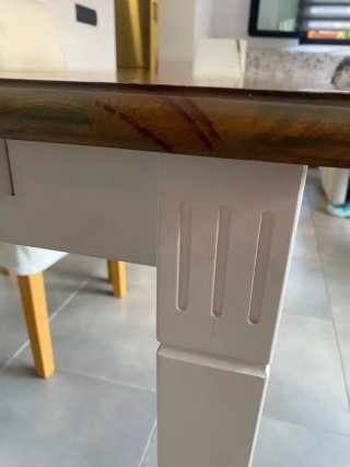 Mesa de comedor extensible madera