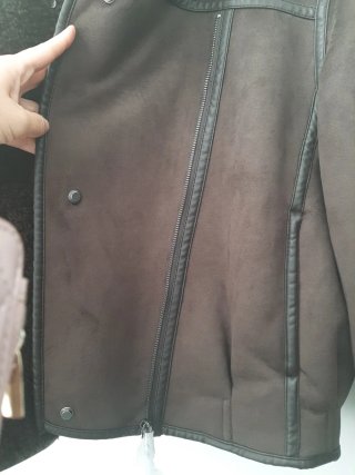 Chaqueta Zara Doble Faz Marrón