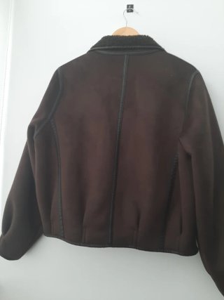 Chaqueta Zara Doble Faz Marrón