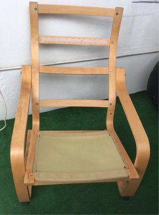 2 ESTRUCTURAS SILLONES POANG MADERA