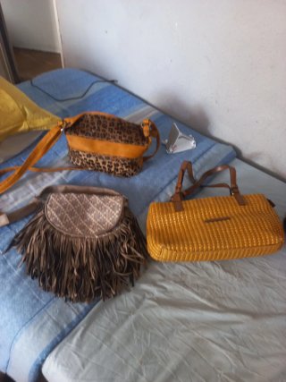 Lote de 4 bolsos