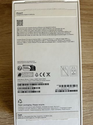 iPhone 17 GB 256