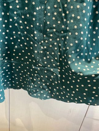Vestido verde lunares talla 40-42
