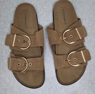 Sandalias Stradivarius Marrón Talla 38