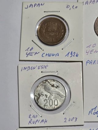 Lote 24 Monedas Asiáticas Variadas