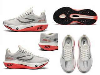 Zapatillas running Aoplus 5.0 Naranja/Blanco