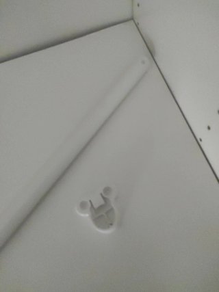 Barra colgar PAX blanca