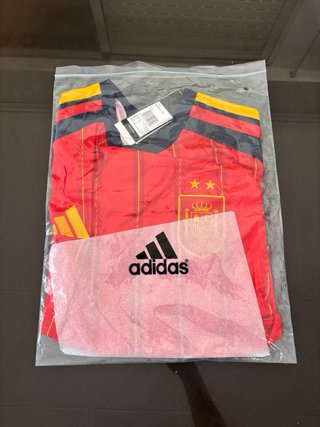 Camiseta España 2 Estrellas Talla M Roja