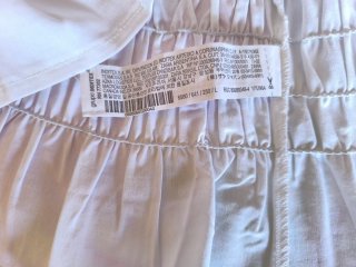 Top Zara Blanco Talla L - Nuevo con etiqueta