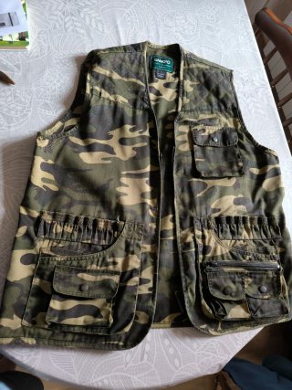 Chaleco de caza camuflaje