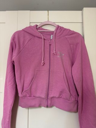 Sudadera Adidas Rosa con Cremallera
