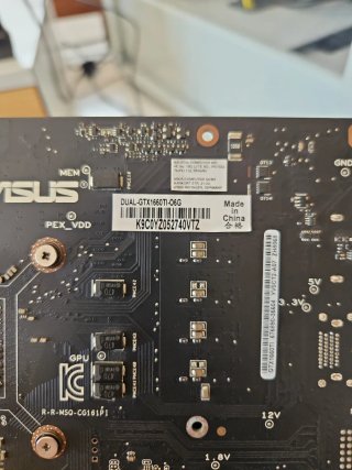 Tarjeta Gráfica Asus 1660 Ti