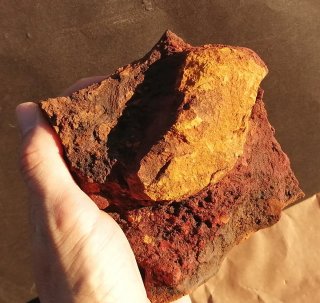 Mineral Limonita Montaña Hierro