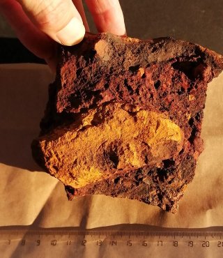 Mineral Limonita Montaña Hierro