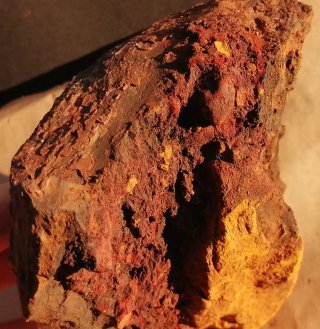 Mineral Limonita Montaña Hierro