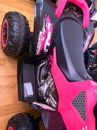 Moto infantil SP-RT negra y rosa