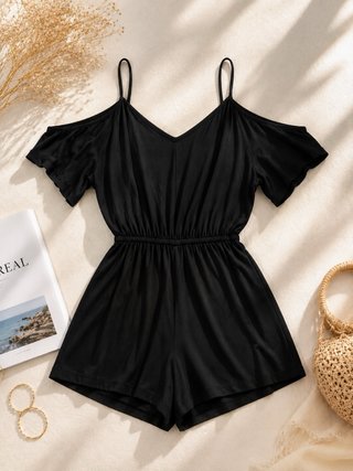 Mono negro corto con tirantes