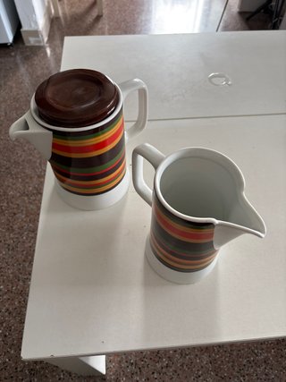 Set teiera e lattiera vintage (Bidasoa 80 España)