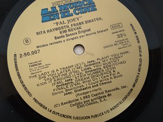 Pal Joey - BSO Rodgers & Hart - LP Vinilo