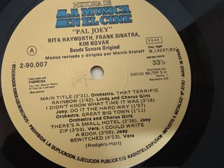 Pal Joey - BSO Rodgers & Hart - LP Vinilo