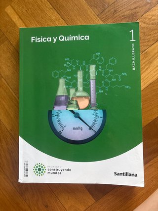 Libro Física y Química 1 Bachillerato Santillana