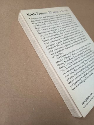Libro El amor a la vida