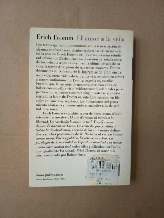 Libro El amor a la vida