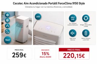 Cecotec Aire Acondicionado Portátil ForceClima 915