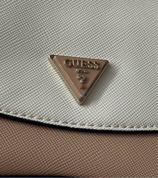 Bolso Guess Beige y Marrón