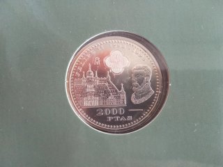 Moneda de plata de Felipe II