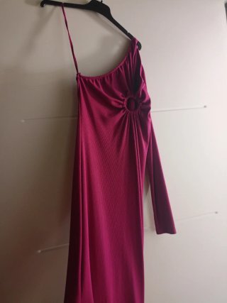 Vestido midi buganvilla