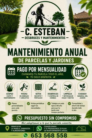DESBROCE DE PARCELAS,LIMPIEZA Y MANTENIMIENTO