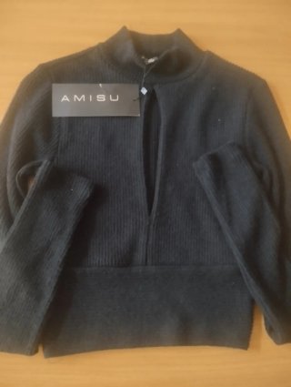 Camiseta AMISU negra manga larga S