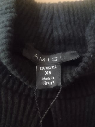 Camiseta AMISU negra manga larga S