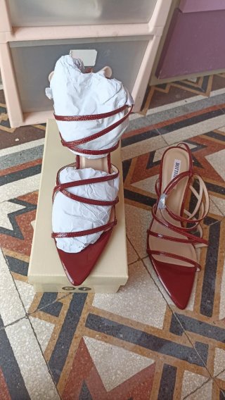 Scarpe con tacco Bottega 22 rosse