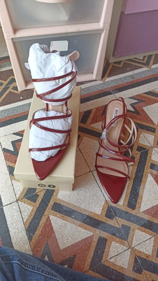 Scarpe con tacco Bottega 22 rosse