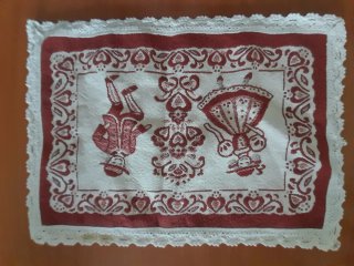 Pareja de tapetes decorativos