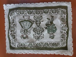 Pareja de tapetes decorativos