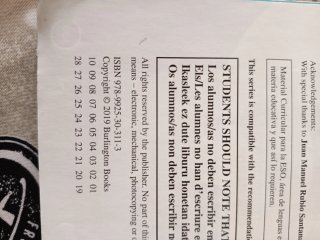 Libros de texto de primero de la Eso