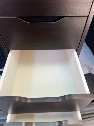 Cajonera Alex Ikea Negra