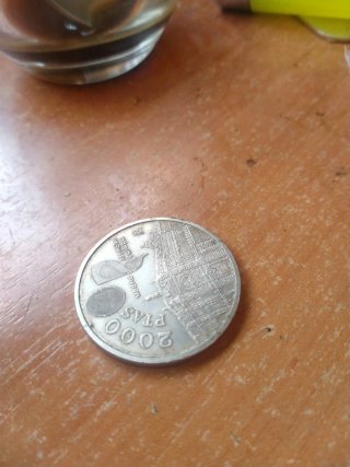 Moneda 2000 Pesetas Plata