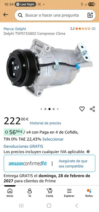 Compresor A/A VW Polo